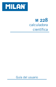 사용 설명서 Milan 159005BL 계산기