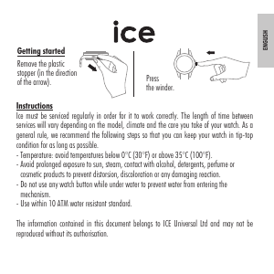 Manual Ice Watch ICE glam Watch