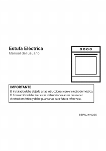Manual de uso Blomberg BERU24102SS Cocina