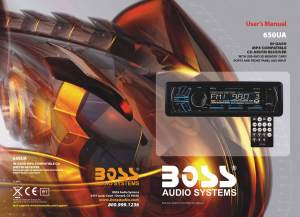 Bruksanvisning Boss 650UA Bilradio