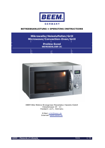 Handleiding Beem WD900DSL30R-2C Proline Excel Magnetron