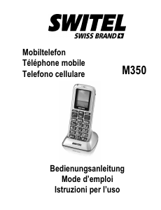 Mode d’emploi Switel M350 Téléphone portable