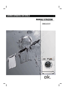 Manuale OK OWM 260-D-IT Lavatrice