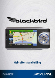 Handleiding Alpine PMD-B200P Blackbird Navigatiesysteem