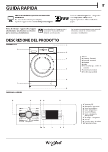 Manuale Whirlpool FWDG86148WS IT Lavasciuga