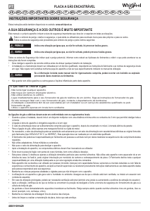 Manual Whirlpool GOA 9523/WH Placa