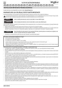 Manual Whirlpool GOA 6423/NB Plită