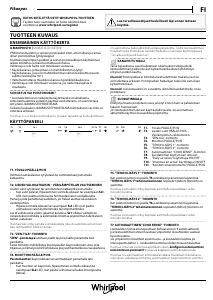 Käyttöohje Whirlpool WHVS 90F LT A K Liesituuletin