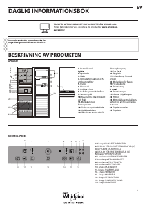Bruksanvisning Whirlpool BSNF 8752 OX Kyl-frys