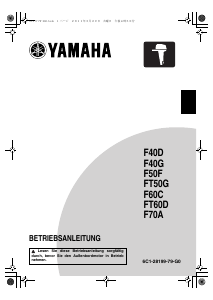 Bedienungsanleitung Yamaha FT60D (2012) Aussenborder