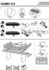 Manual de uso Kamei 510 Cofre portaequipajes