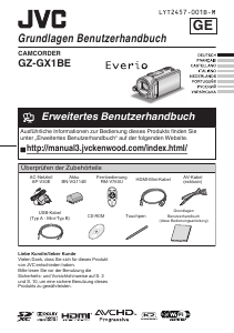 Bedienungsanleitung JVC GZ-GX1BE Everio Camcorder