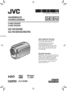 Bedienungsanleitung JVC GZ-HD300AE Camcorder