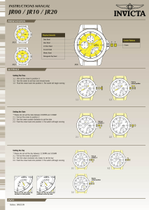 Handleiding Invicta Pro Diver 15337 Horloge