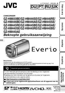Посібник JVC GZ-HM445BE Everio Камкодер