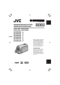 Bedienungsanleitung JVC GZ-MG330 Camcorder