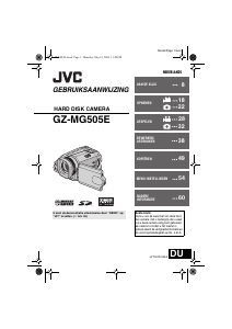 Handleiding JVC GZ-MG505E Camcorder