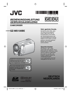 Handleiding JVC GZ-MS130BE Camcorder