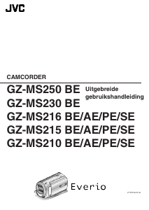 Handleiding JVC GZ-MS210BE Everio Camcorder