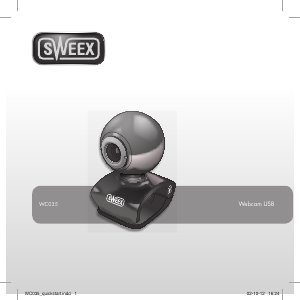 Bruksanvisning Sweex WC035 Webcam