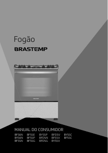 Manual Brastemp BYS5P Fogão