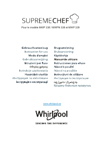 Mode d’emploi Whirlpool MWPN 339 SB Micro-onde