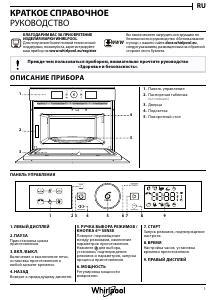 Руководство Whirlpool AMW 9603/IX Микроволновая печь