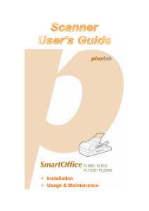 Bedienungsanleitung Plustek SmartOffice PL806 Scanner