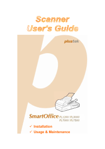 Bedienungsanleitung Plustek SmartOffice PL7000 Scanner
