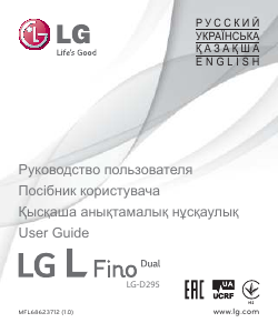 Bruksanvisning LG D295 Mobiltelefon