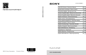 Használati útmutató Sony Cyber-shot DSC-HX400V Digitális fényképezőgép