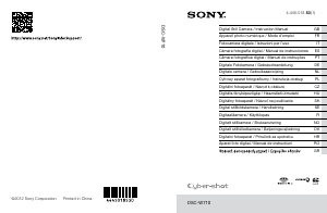 Bedienungsanleitung Sony Cyber-shot DSC-W710 Digitalkamera