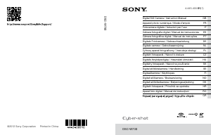Manual de uso Sony Cyber-shot DSC-W730 Cámara digital