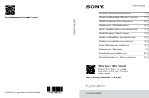 Bruksanvisning Sony Cyber-shot DSC-RX100M5A Digitalkamera