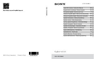 Käyttöohje Sony Cyber-shot DSC-RX100M3 Digitaalikamera