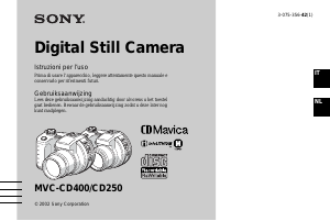 Handleiding Sony MVC-CD250 Digitale camera