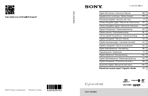 Használati útmutató Sony Cyber-shot DSC-WX300 Digitális fényképezőgép