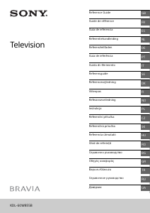 Руководство Sony Bravia KDL-60W855B ЖК телевизор