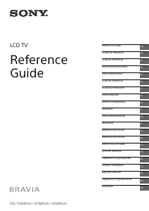 Manual Sony Bravia KDL-42W800A Televizor LCD