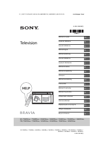 Manual Sony Bravia KD-55XE8577 Televizor LCD