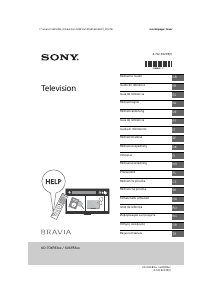 Manuale Sony Bravia KD-70XF8305 LCD televisore