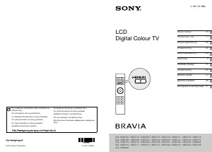 Brugsanvisning Sony Bravia KDL-46EX716 LCD TV
