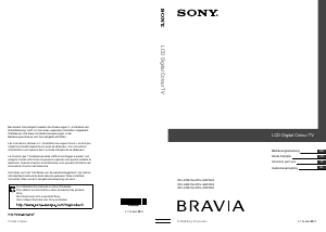 Manuale Sony Bravia KDL-40W4720 LCD televisore