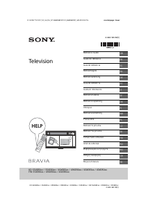 Bedienungsanleitung Sony Bravia KD-43XE8099 LCD fernseher