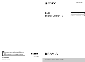 Посібник Sony Bravia KDL-52HX903 Рідкокристалічний телевізор