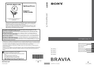 Handleiding Sony Bravia KDL-40P5500 LCD televisie