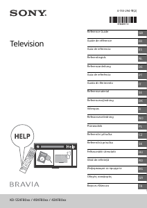 Manual Sony Bravia KD-43XF8096 Televizor LCD