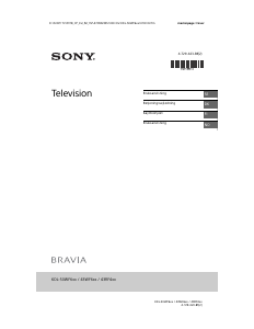 Brugsanvisning Sony Bravia KDL-50WF660 LCD TV