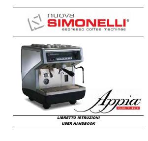 Bedienungsanleitung Nuova Simonelli Appia 1 Group S Espressomaschine