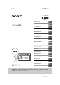 Käyttöohje Sony Bravia KD-55XF8588 Nestekidetelevisio